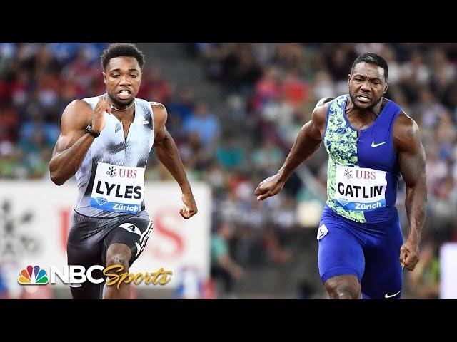 Lyles duels Gatlin, Xie to the line in 100m at Diamond League | NBC Sports