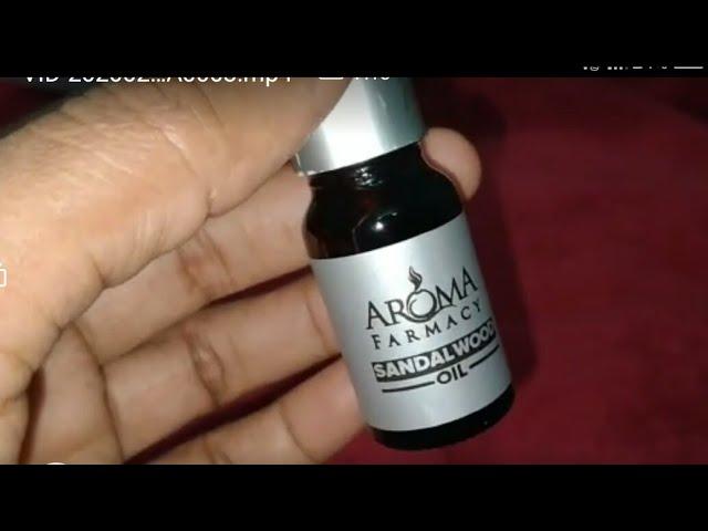 Eidable sandalwood oil from Aroma farmacy