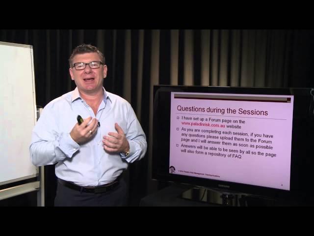 Paladin Risk Management Distance Education Course Outline
