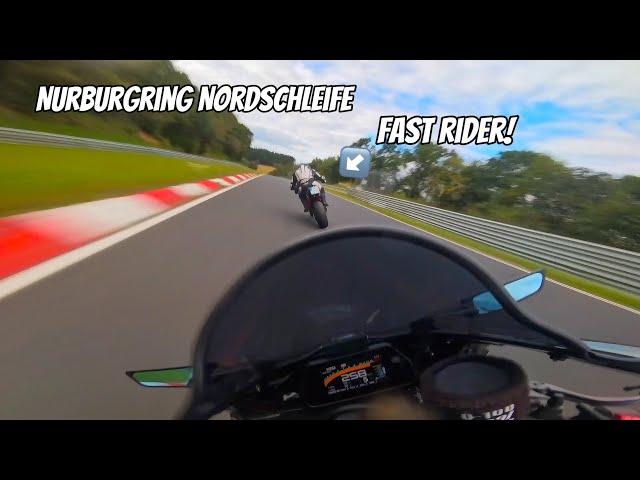 Nurburgring Nordschleife - Yamaha R1 chasing KTM Superduke 1290 RR