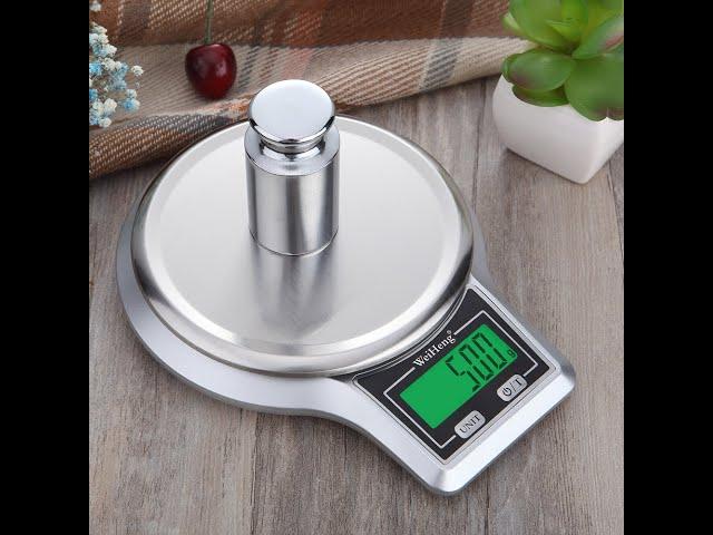 WH-B22 Weiheng Factory Portable Stainless Stell Kitchen Weight Scale Digital 5kg 0.1g