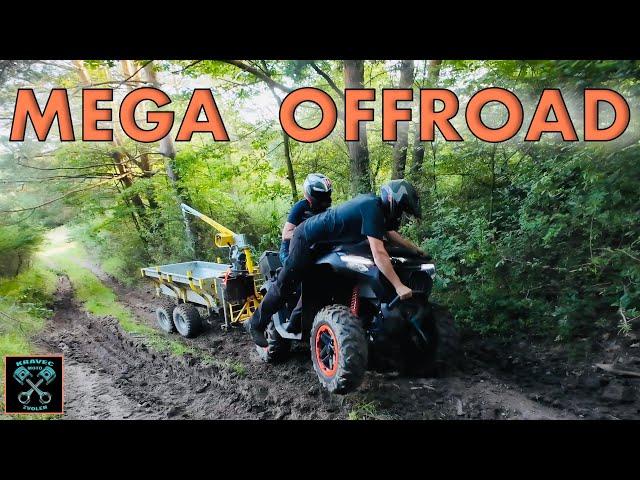 CFMOTO X1000 G3 - VOZÍK IRON BALTIC - MEGA OFFROAD - DREVO #cf #cfmoto #atv #4x4offroad #4x4