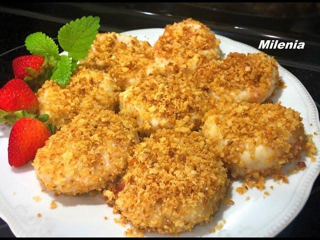 ВАРЕНИКИ С КЛУБНИКОЙ по - новому,   редко кто так готовит. Бесподобный десерт!