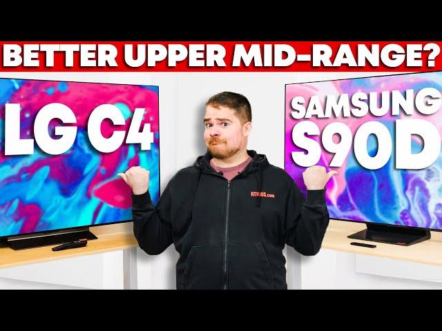 LG C4 vs. Samsung S90D: Battle of The Upper Mid-Range OLEDs