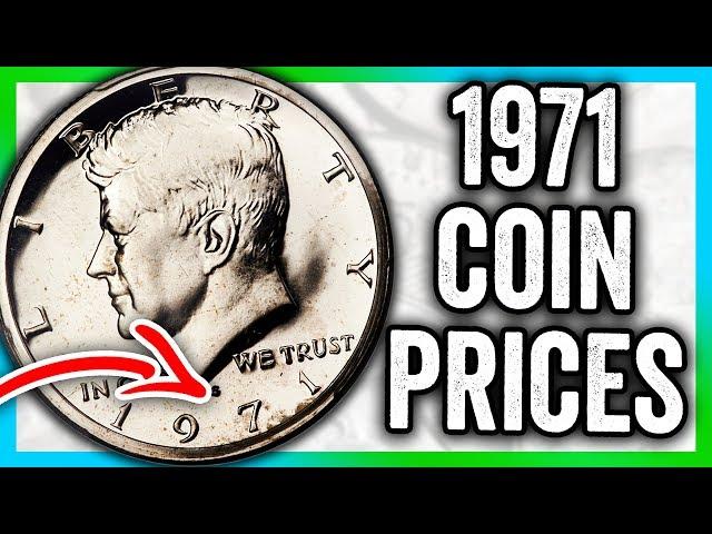 1971 HALF DOLLAR COIN VALUES - KENNEDY COINS TO LOOK FOR THAT ARE RARE!!