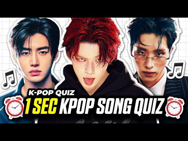 ⏰ 1 SEC KPOP SONG QUIZ ⏱ CAN YOU GUESS THE SONG IN ONLY 1S? ️ ANSWER - KPOP QUIZ 