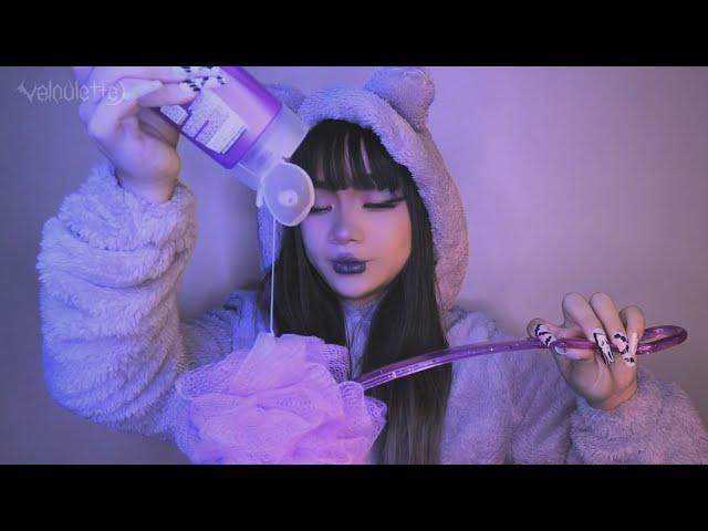 ASMR giving you a warm and cozy bath (because you stink) ‍️🫧