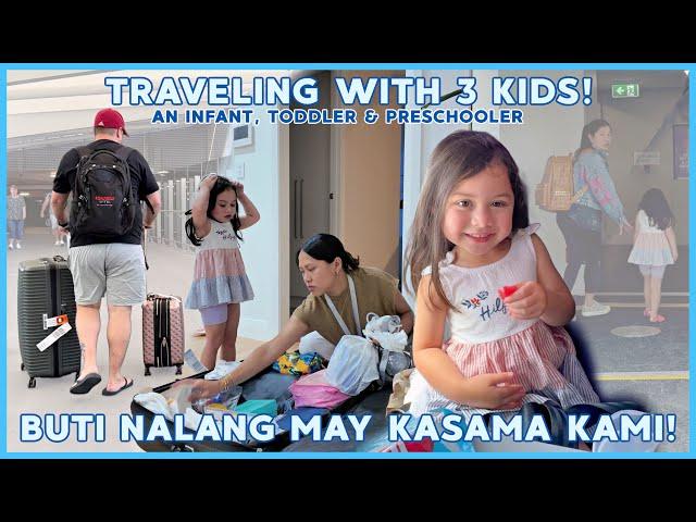 KUMUSTA ANG BIYAHE KASAMA ANG TATLONG ANAK?! GOING HOME! ️ | rhazevlogs