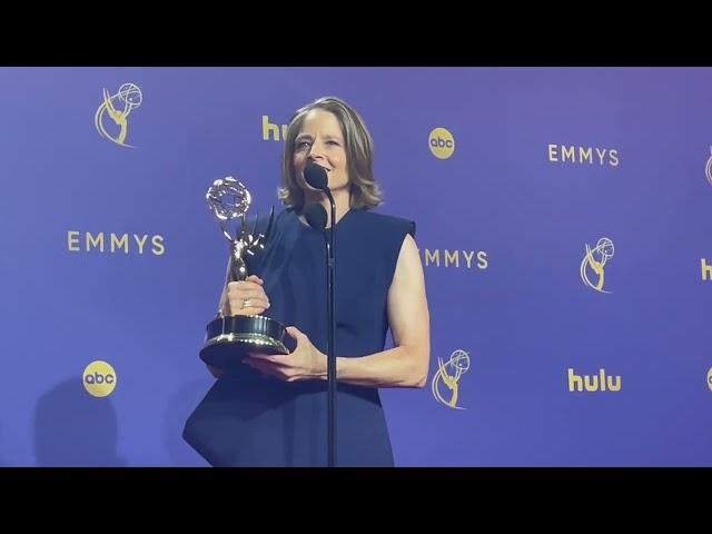 Jodie Foster (Best Movie/Limited Actress, 'True Detective') 2024 Emmys press room interview