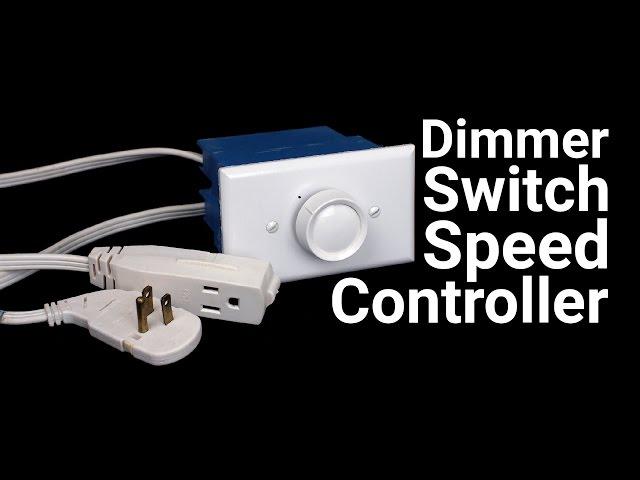 How To Make a Speed Controller from a Dimmer Switch