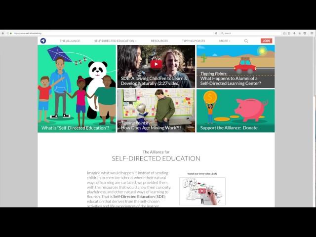 Join the Alliance for Self-Directed Education