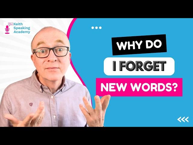 Forgetting words when speaking English? Let's fix it!