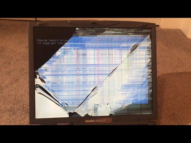 Toshiba Satellite 4080XCDT Destruction (Part 1)