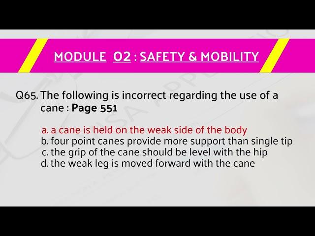 PSW NCCA exam review (Q&A) Module 2