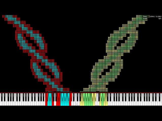 [Black MIDI] Noise Challenge: The Medley of MIDI Art | 9.39 Million Notes