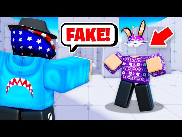 I 1v1'd A FAKE Admin.. And He Tried To BAN Me! (Roblox Rivals)