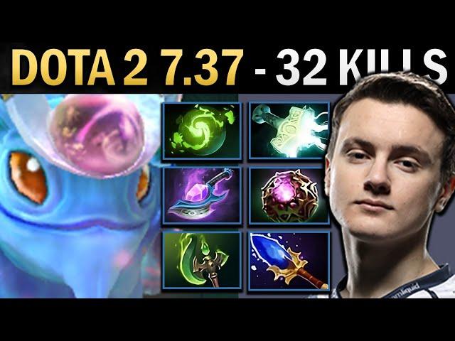 Puck Dota 2 7.37 Miracle with Parasma and 23 Kills - TI14