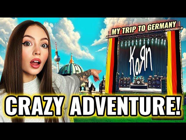 My First VLOG: Epic Korn Concert Adventure Revealed | Drummer road trip to Germany