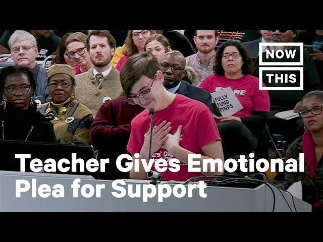 Nashville Teacher Gives Emotional Testimony at a School Board Meeting | NowThis