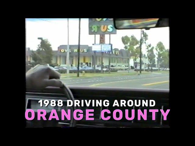 26 min of driving around Orange County, CA in Nov. 1988