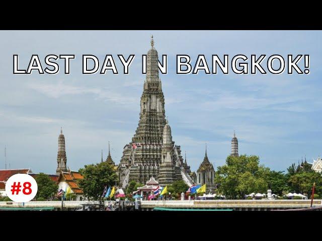 WAT ARUN TEMPLE + LUMPHINI PARK!...LAST DAY IN BANGKOK | Solo In Thailand Ep. 8