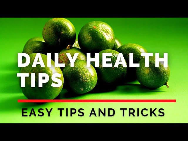 Daily Health Tips || How To Be Pretty