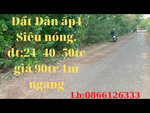 Đất dân ấp 4 tiến hưng siêu nóng |anh dũng đất nền bình phước