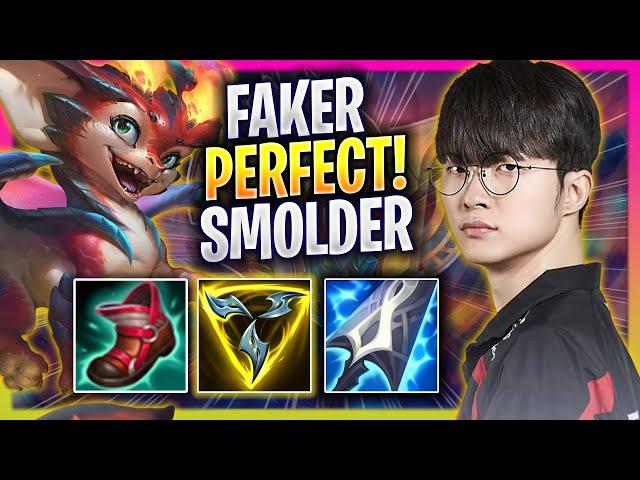 FAKER PERFECT GAME WITH SMOLDER MID! - T1 Faker Plays Smolder MID vs Yone! | Season 2024