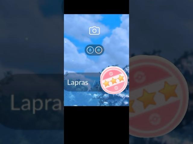 Did I capture a lapras 100% yes or no? #shorts #pokemongo  #youtube #pkm #lapras #pokemon #ytshorts