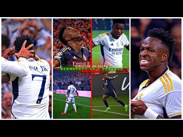 Vini Scp 4k  ● Rare Clips ● Scenepack ● Upscale ● [ TOPAZ ]#vinicius #realmadrid