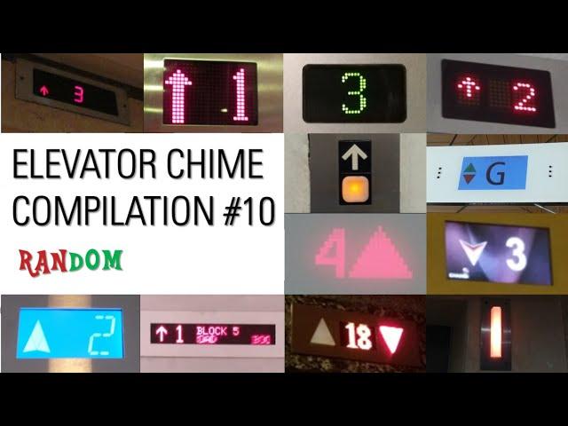 Elevator Chime Compilation #10 - Random Chimes!