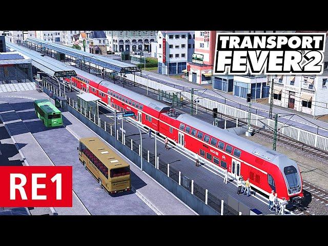 Transport Fever 2 | S7 F40 | MITFAHRT RE1 + S1 | Lets Play | deutsch