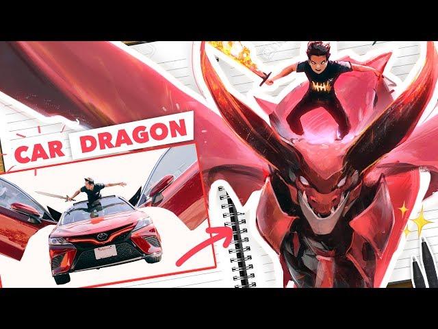 TURNING A CAR INTO A DRAGON! 