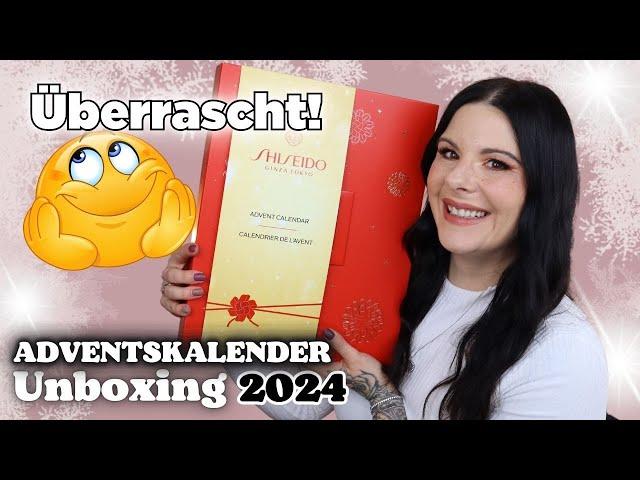 Überrascht!  Shiseido Adventskalender 2024 Inhalt