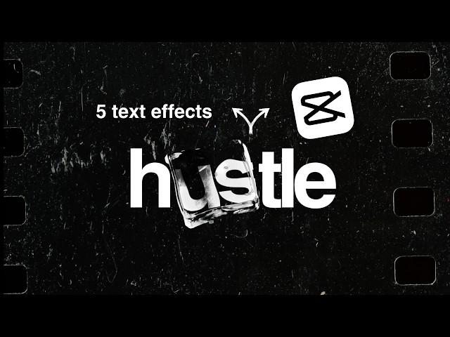 Typography Motion Graphics Animations in CapCut - CapCut Tutorial