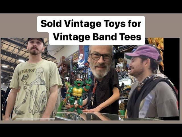 I Flipped Vintage Toys For Vintage Band Tees