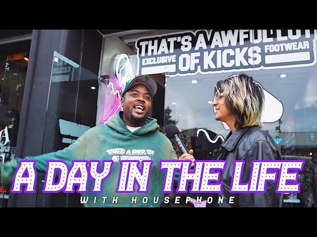 A Day in The Life of Housephone | That's An Awful Lot of High Rollers Shoe Release on Melrose