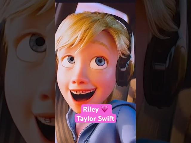 Riley Listen Taylor Swift #insideout2 #pixaranimation #musicgirl