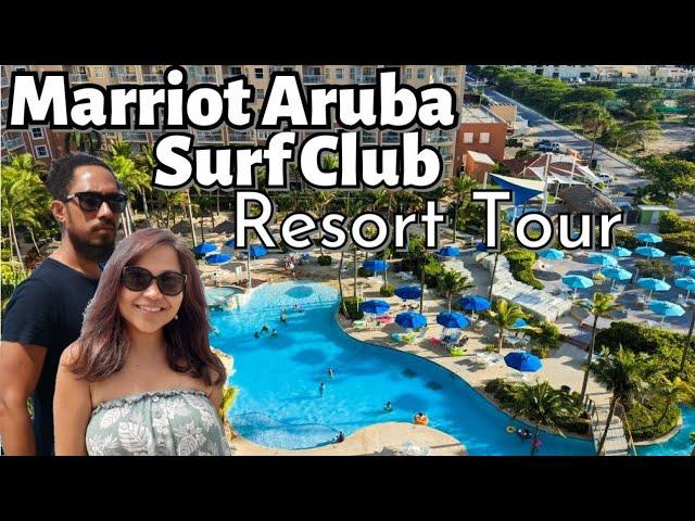 Mariott Aruba Surf Club room tour, lazy river