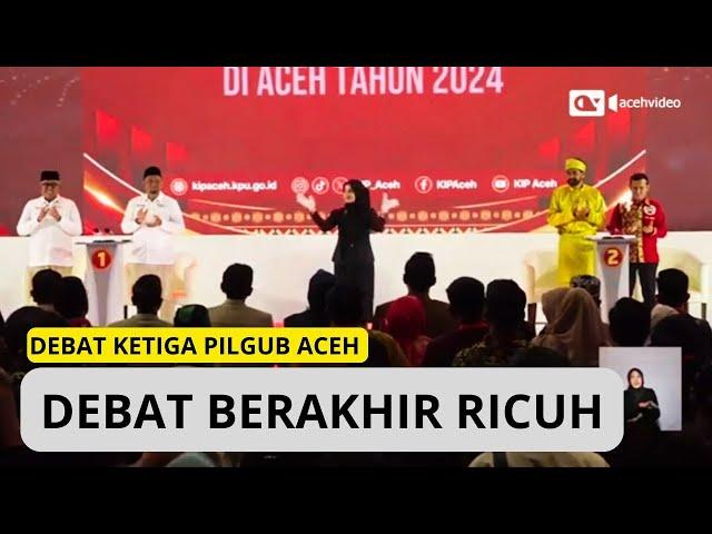 [Full] Debat Ketiga Cagub dan Cawagub Aceh yang Berakhir Ricuh