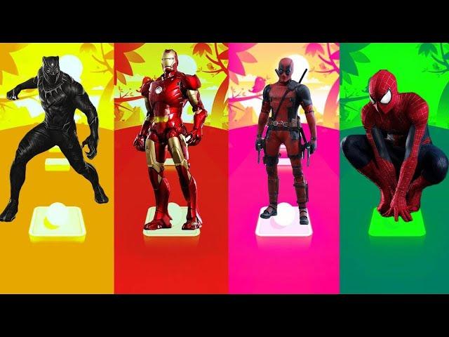 Telis Hop EDM Rush - Black Panther vs Iron Man vs Spider Man vs Deadpool