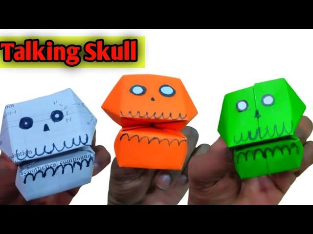 How To Talking Skull || Easy Origami Talking Skull  || Talking Skull