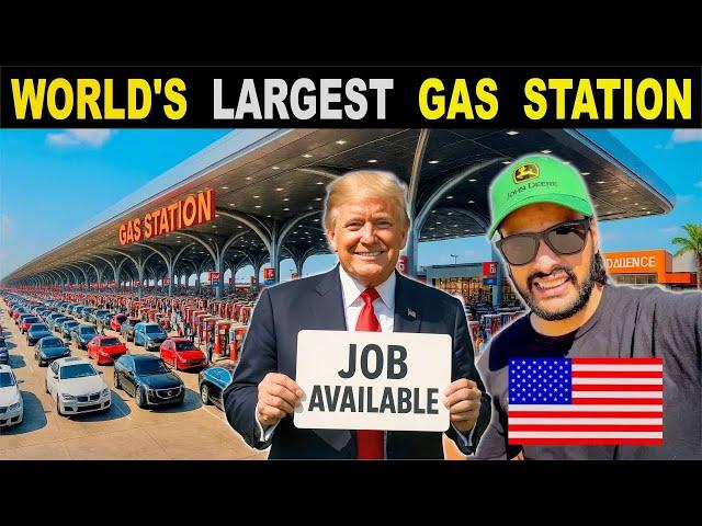 Indian Visiting World's LARGEST GAS STATION In AMERICA| Duniya Ka SABSE BADA PETROL PUMP