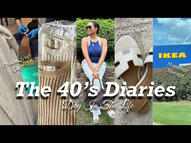 DAILY VLOG | Dissh Haul, The Best Hermes Oran Dupes, Handbag Storage, Productive Day | Crystal Momon