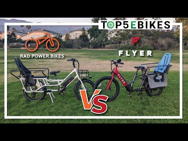 Cargo Ebike Comparison: Radio Flyer L885 vs Rad Power Bikes Radwagon 4