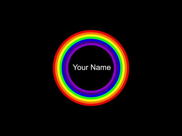 Rainbow Intro | After Effects | Free Template | Deep Shah