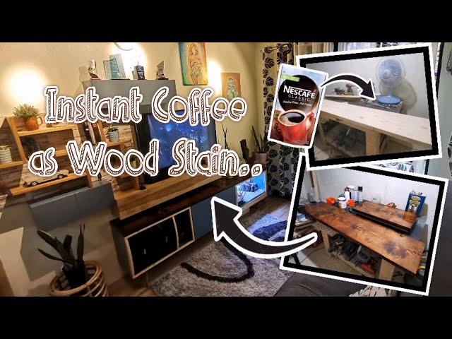 How to Stain wood using Instant Coffee