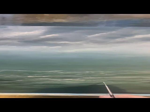 how to paint waves with oil paint