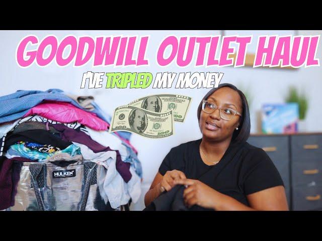 HUGE Goodwill Outlet "Bins" HAUL from Dallas Texas | Quick Flips! | Full-Time Clothing Reseller