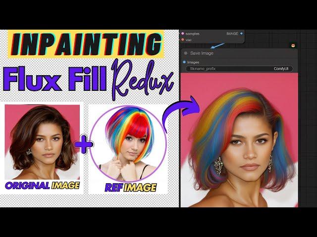 Ultimate Flux Fill Inpainting + Flux Redux Model Workflow | ComfyUI Tutorial Pt. 1